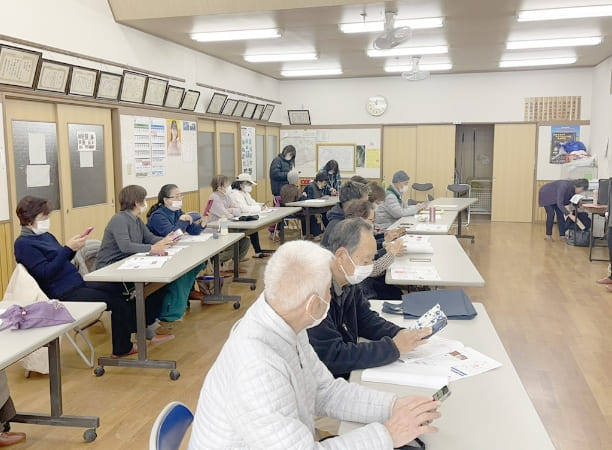 スマホ教室開催風景2