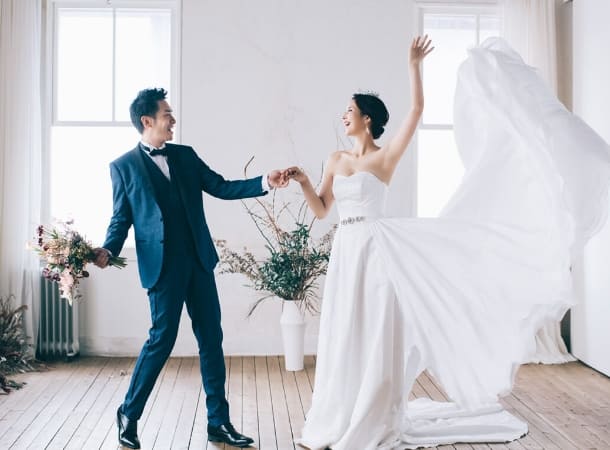 ウェディングモデル撮影